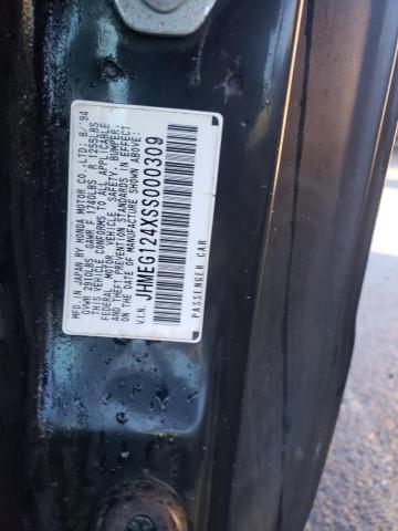 JHMEG124XSS000309 - 1995 HONDA CIVIC DEL SOL S BLACK photo 12