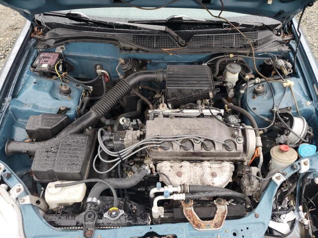 2HGEJ6673WH595572 - 1998 HONDA CIVIC LX BLUE photo 11