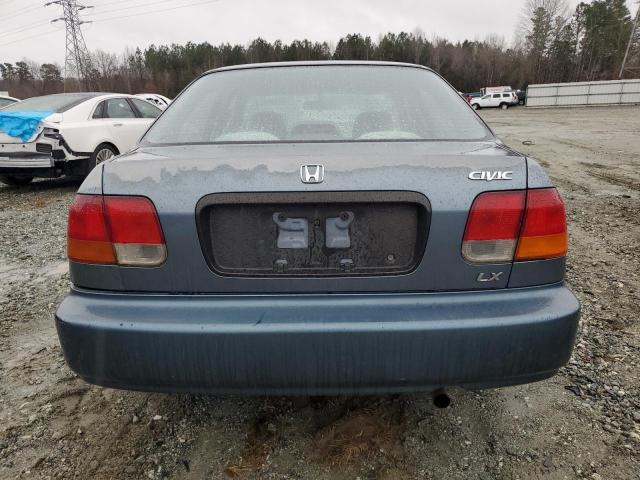 2HGEJ6673WH595572 - 1998 HONDA CIVIC LX BLUE photo 6