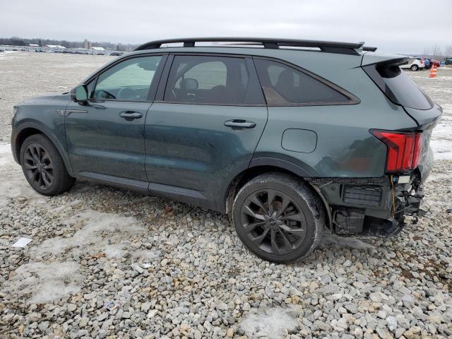 5XYRKDLF8NG094252 - 2022 KIA SORENTO SX GREEN photo 2