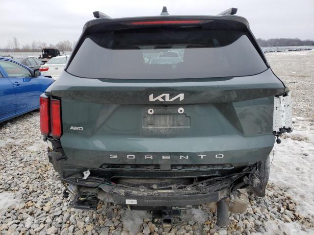 5XYRKDLF8NG094252 - 2022 KIA SORENTO SX GREEN photo 6