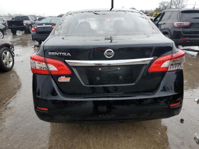 3N1AB7APXFY370831 - 2015 NISSAN SENTRA S BLACK photo 6