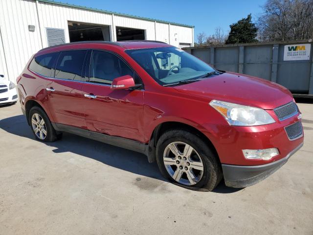 1GNKRJED7CJ214795 - 2012 CHEVROLET TRAVERSE LT BURGUNDY photo 4