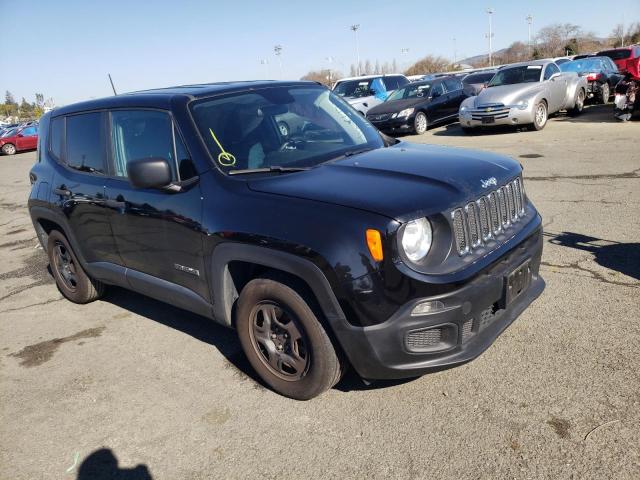 ZACCJAAB7JPG66915 - 2018 JEEP RENEGADE SPORT Սև լուսանկար 4