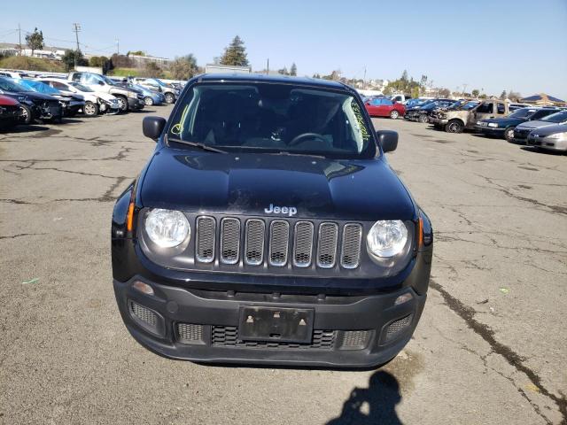 ZACCJAAB7JPG66915 - 2018 JEEP RENEGADE SPORT Սև լուսանկար 5