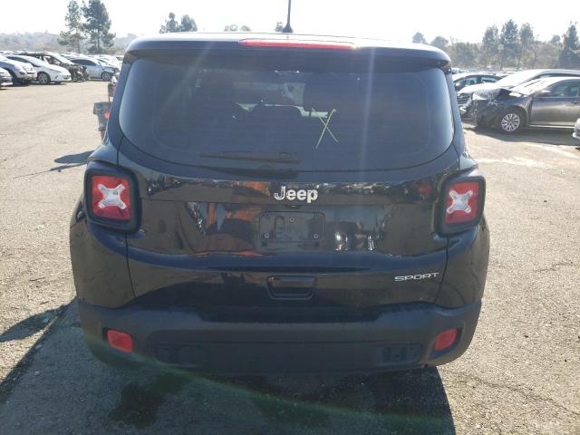 ZACCJAAB7JPG66915 - 2018 JEEP RENEGADE SPORT Սև լուսանկար 6