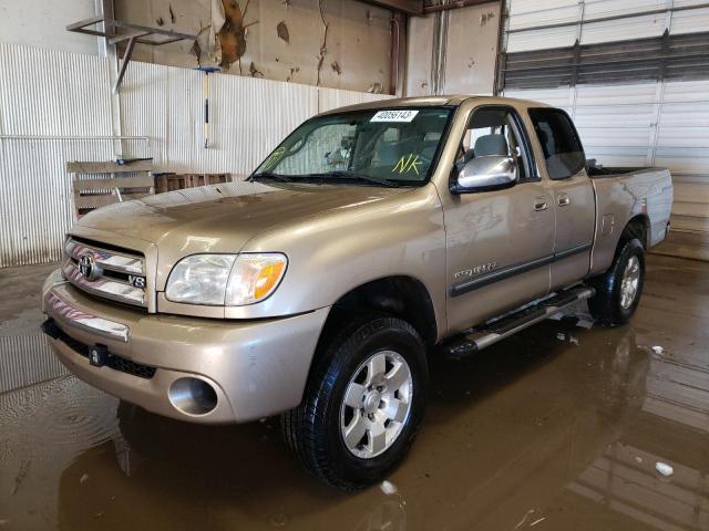 5TBRT34156S476777 - 2006 TOYOTA TUNDRA ACCESS CAB SR5 TAN photo 1