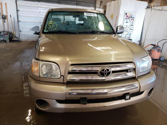 5TBRT34156S476777 - 2006 TOYOTA TUNDRA ACCESS CAB SR5 TAN photo 5