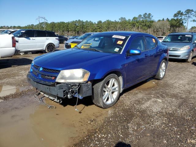 1C3CDZCG4EN181522 - 2014 DODGE AVENGER SXT BLUE photo 1