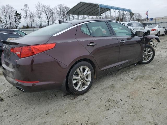 KNAGN4A75B5153043 - 2011 KIA OPTIMA EX BURGUNDY photo 3