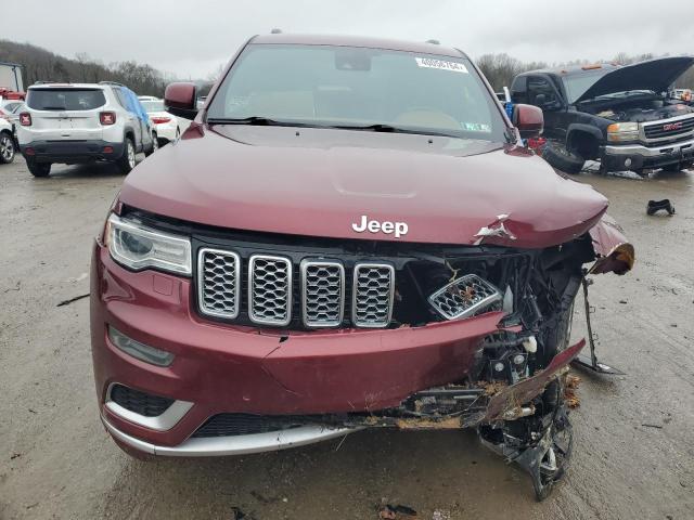 1C4RJFJT6KC689110 - 2019 JEEP GRAND CHER SUMMIT ბურგუნდია ფოტო 5