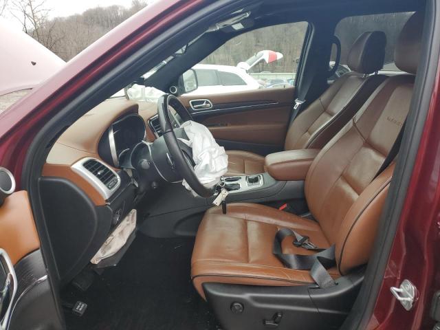 1C4RJFJT6KC689110 - 2019 JEEP GRAND CHER SUMMIT ბურგუნდია ფოტო 7