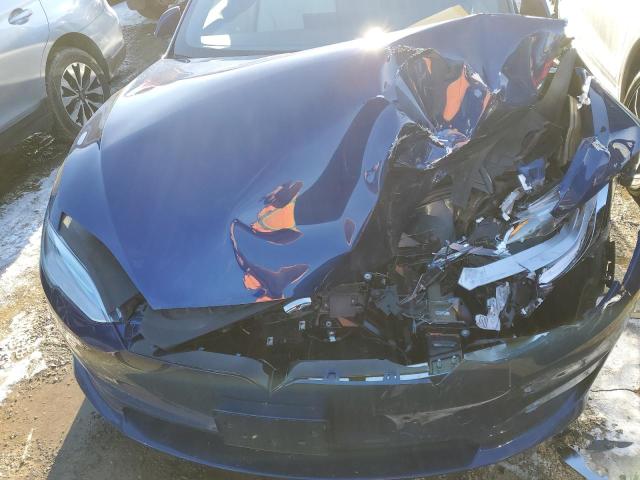 5YJSA1E59MF444131 - 2021 TESLA MODEL S Կապույտ լուսանկար 11