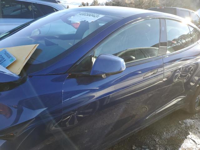 5YJSA1E59MF444131 - 2021 TESLA MODEL S Կապույտ լուսանկար 7