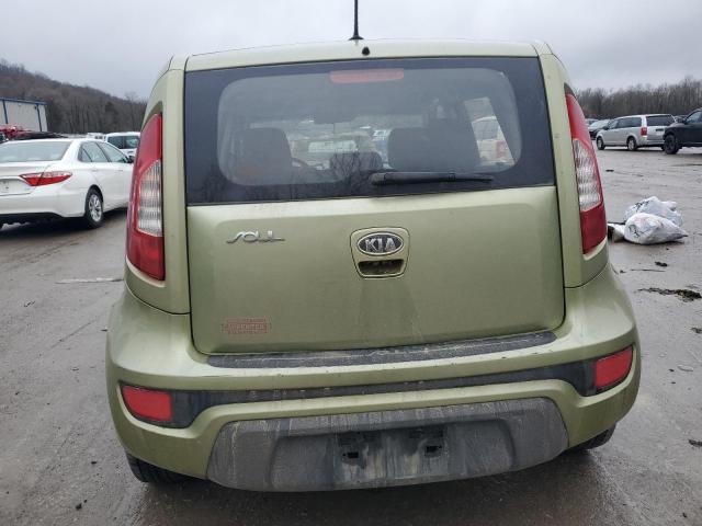 KNDJT2A52C7420517 - 2012 KIA SOUL GREEN photo 6