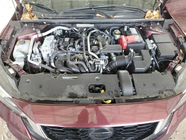 3N1AB8CV3MY240212 - 2021 NISSAN SENTRA SV BURGUNDY photo 11