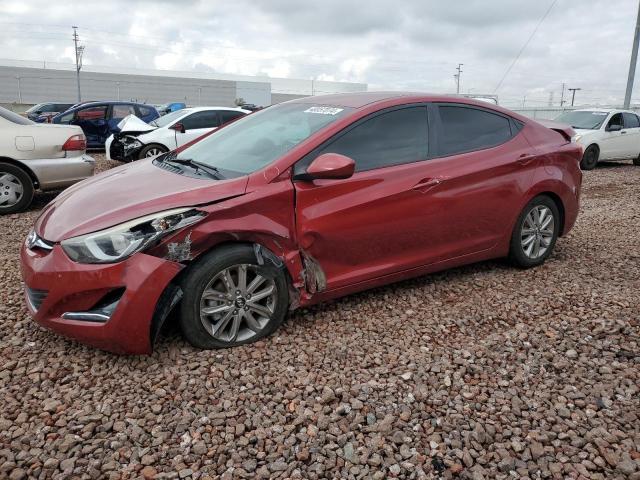 5NPDH4AE5GH780215 - 2016 HYUNDAI ELANTRA SE RED photo 1