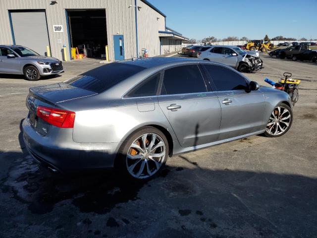 WAUHGAFC9DN006407 - 2013 AUDI A6 PRESTIGE ვერცხლისფერი ფოტო 3