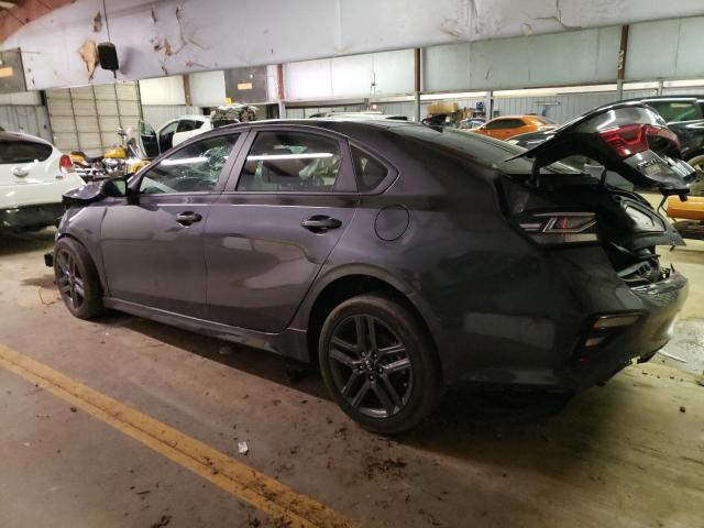 3KPF34ADXME302743 - 2021 KIA FORTE GT LINE GRAY photo 2