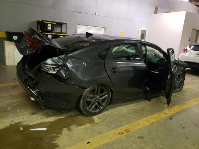 3KPF34ADXME302743 - 2021 KIA FORTE GT LINE GRAY photo 3