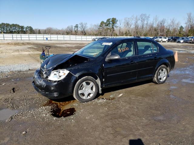 1G1AK52F157520728 - 2005 CHEVROLET COBALT BLACK photo 1