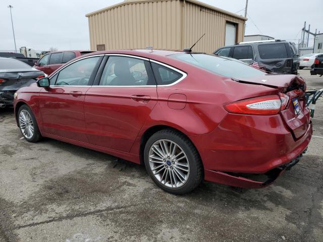 3FA6P0T95GR223859 - 2016 FORD FUSION SE RED photo 2