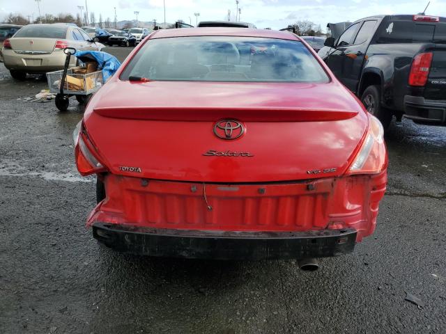 4T1CA38P14U006168 - 2004 TOYOTA CAMRY SOLA SE RED photo 6