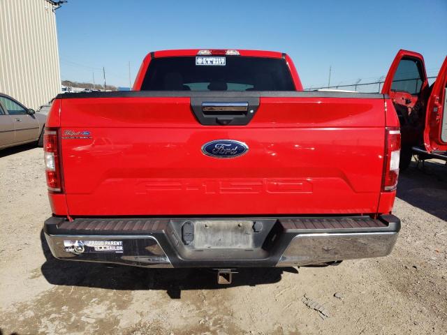 1FTEW1CB0KKC43838 - 2019 FORD F150 SUPERCREW RED photo 6