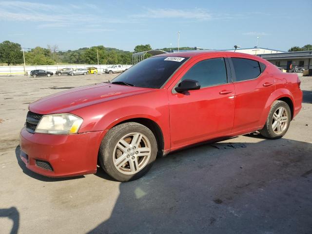 1C3CDZABXDN637206 - 2013 DODGE AVENGER SE RED photo 1