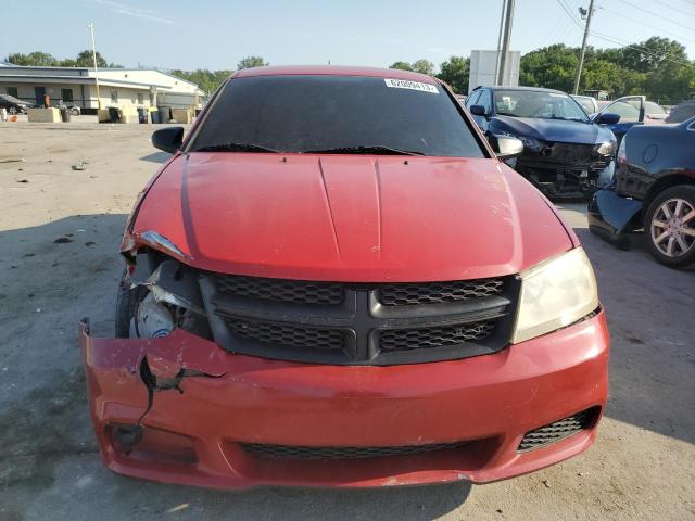 1C3CDZABXDN637206 - 2013 DODGE AVENGER SE RED photo 5