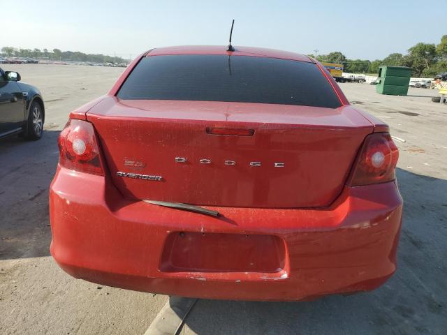 1C3CDZABXDN637206 - 2013 DODGE AVENGER SE RED photo 6