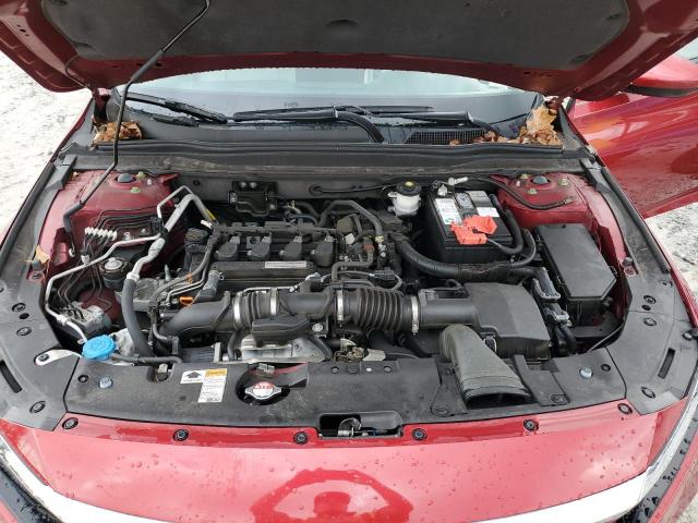 1HGCV1F13KA025901 - 2019 HONDA ACCORD LX RED photo 11