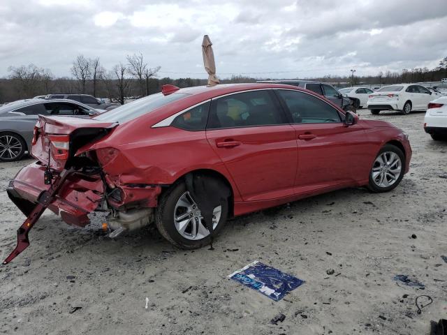 1HGCV1F13KA025901 - 2019 HONDA ACCORD LX RED photo 3