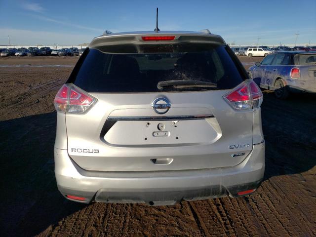 5N1AT2MVXEC775484 - 2014 NISSAN ROGUE S SILVER photo 6