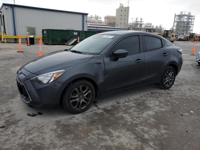 3MYDLBYV2KY515130 - 2019 TOYOTA YARIS L CHARCOAL photo 1