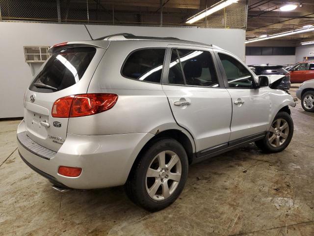 5NMSH73EX7H077776 - 2007 HYUNDAI SANTA FE SE SILVER photo 3