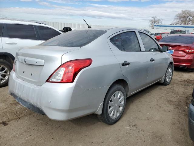 3N1CN7AP7JL856986 - 2018 NISSAN VERSA S SILVER photo 3