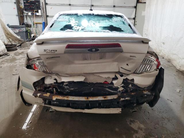 3FAHP0JG2CR142774 - 2012 FORD FUSION SEL WHITE photo 6