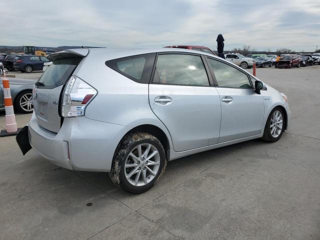 JTDZN3EU6C3057022 - 2012 TOYOTA PRIUS V SILVER photo 3