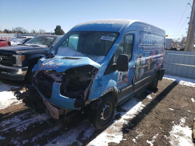 1FTNR2CG0FKA06619 - 2015 FORD TRANSIT T-250 BLUE photo 1