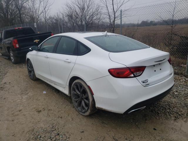 1C3CCCDG0FN686800 - 2015 CHRYSLER 200 S WHITE photo 2