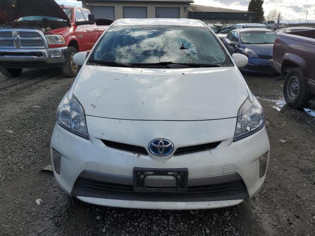 JTDKN3DP0D3045091 - 2013 TOYOTA PRIUS PLUG WHITE photo 5