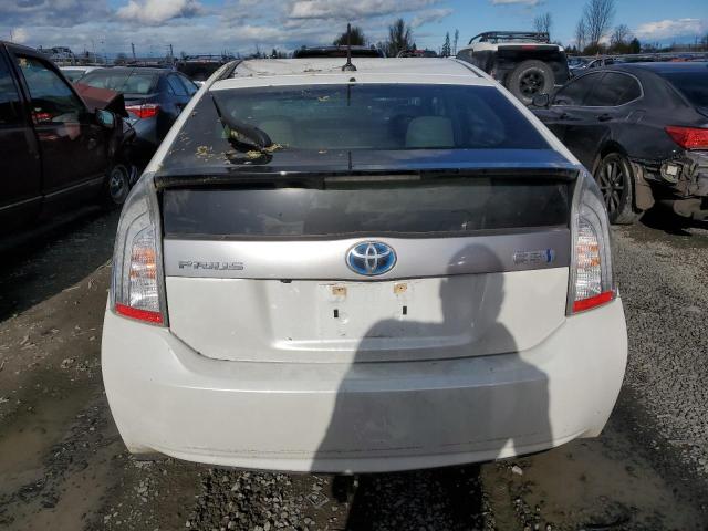 JTDKN3DP0D3045091 - 2013 TOYOTA PRIUS PLUG WHITE photo 6