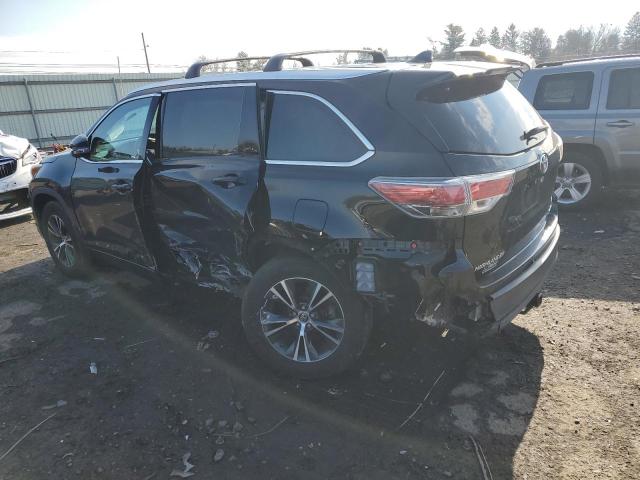 5TDJKRFH9GS321493 - 2016 TOYOTA HIGHLANDER XLE BLACK photo 2