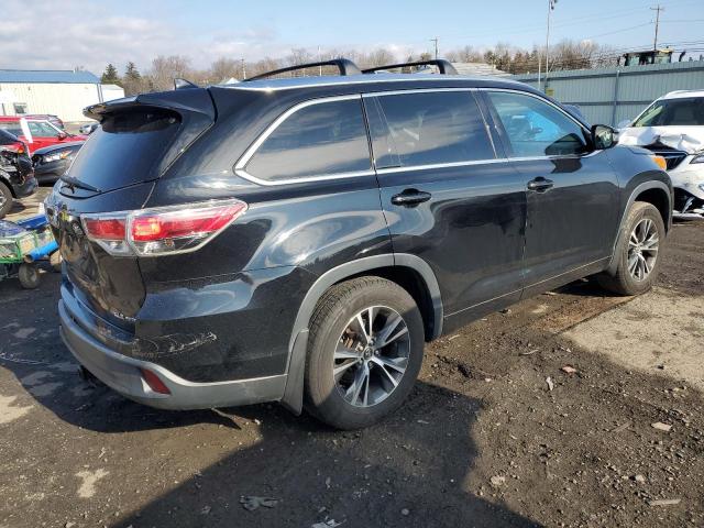 5TDJKRFH9GS321493 - 2016 TOYOTA HIGHLANDER XLE BLACK photo 3