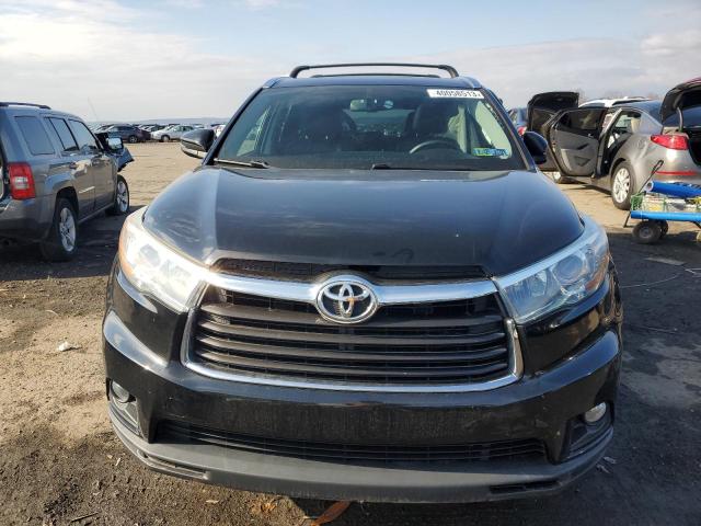 5TDJKRFH9GS321493 - 2016 TOYOTA HIGHLANDER XLE BLACK photo 5
