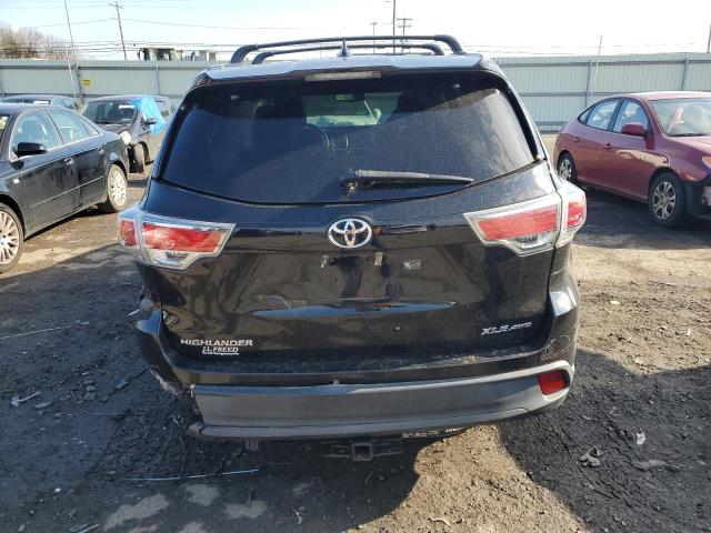 5TDJKRFH9GS321493 - 2016 TOYOTA HIGHLANDER XLE BLACK photo 6