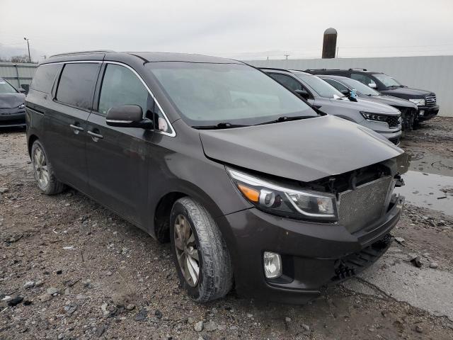 KNDMC5C13G6137466 - 2016 KIA SEDONA EX GRAY photo 4