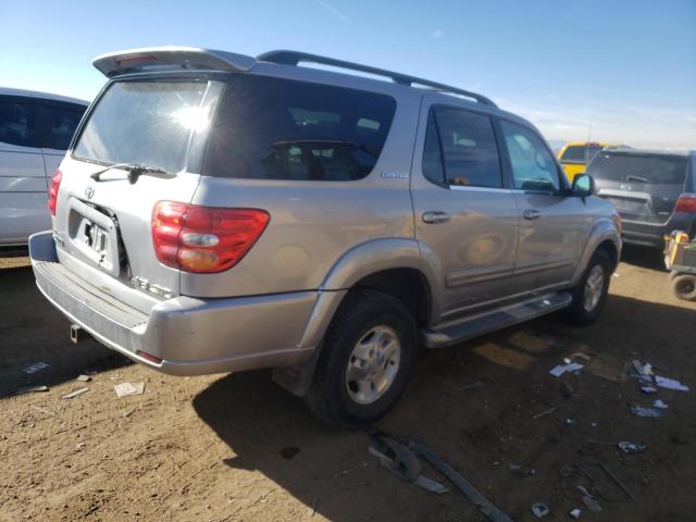 5TDBT48A22S096573 - 2002 TOYOTA SEQUOIA LIMITED SILVER photo 3