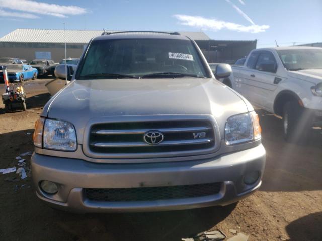 5TDBT48A22S096573 - 2002 TOYOTA SEQUOIA LIMITED SILVER photo 5